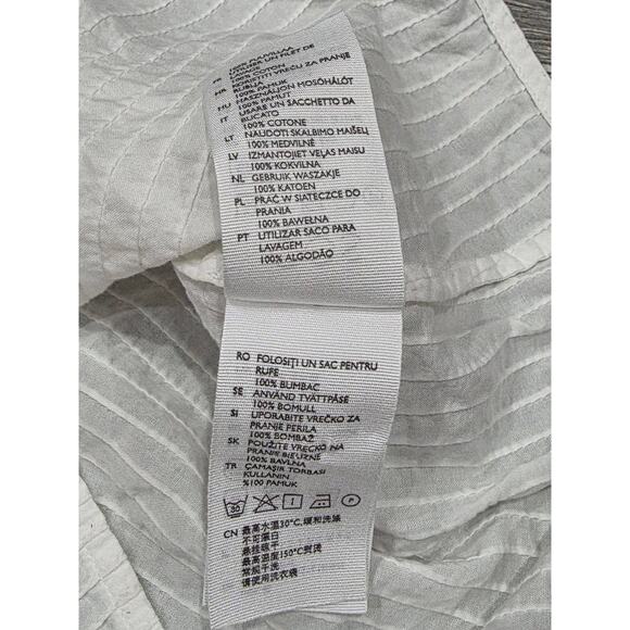 Cos Puffed Sleeves Cotton White Blouse Top Size S A003711 - Picture 8 of 10